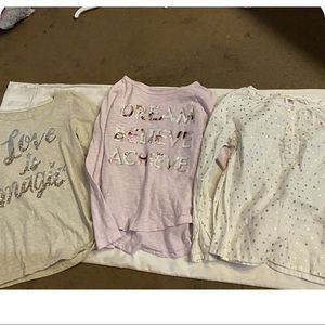 Girls OshKosh long sleeve shirts